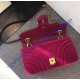 Gucci Small GG Marmont Rose Red velvet shoulder bag