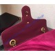 Gucci Small GG Marmont Rose Red velvet shoulder bag