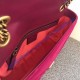 Gucci Small GG Marmont Rose Red velvet shoulder bag