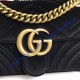 Gucci Mini GG Marmont Black velvet shoulder bag