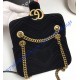 Gucci Mini GG Marmont Black velvet shoulder bag