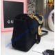 Gucci Mini GG Marmont Black velvet shoulder bag