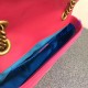 Gucci Mini GG Marmont Pink velvet shoulder bag