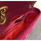 Gucci Mini GG Marmont Rose Red velvet shoulder bag