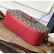 Gucci GG Supreme messenger bag with Red Leather Trim