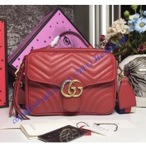 Gucci GG Marmont small Red shoulder bag
