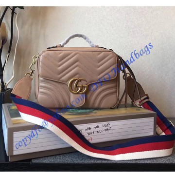 Gucci GG Marmont small Tan shoulder bag