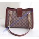 Gucci Padlock small GG shoulder bag Brown