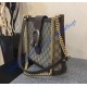 Gucci GG Supreme Dionysus medium bucket bag with Brown Leather