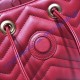 Gucci GG Marmont Red matelassé backpack