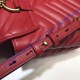 Gucci GG Marmont Red matelassé backpack