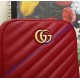 Gucci GG Marmont Mini Shoulder Bag Red