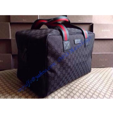 Gucci Original GG Canvas Carry-on Duffle GU153240C black