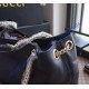 Gucci Soho Leather Shoulder Bag with Chain Straps