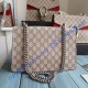 Gucci Dionysus GG Supreme Medium Shoulder Bag with Red Suede Detail