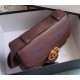 Gucci GG Marmont Leather Shoulder Bag GU401173-brown