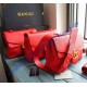 Gucci GG Marmont Leather Shoulder Bag GU401173-red
