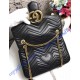 Gucci Medium GG Marmont Matelasse Shoulder Bag Black