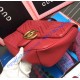 Gucci Medium GG Marmont Matelasse Shoulder Bag Red