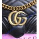 Gucci Small GG Marmont Matelasse Shoulder Bag Black