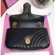 Gucci Small GG Marmont Matelasse Shoulder Bag Black