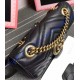 Gucci Mini GG Marmont Matelasse Shoulder Bag Black