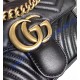 Gucci Mini GG Marmont Matelasse Shoulder Bag Black