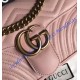 Gucci Mini GG Marmont Matelasse Shoulder Bag Pink