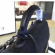 Gucci Padlock Black Signature Leather Top Handle Bag