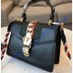 Gucci Sylvie Black Leather Mini Bag
