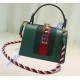 Gucci Sylvie Green Leather Mini Bag