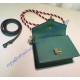 Gucci Sylvie Green Leather Mini Bag