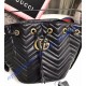 Gucci GG Marmont Quilted Leather Bucket Bag Black