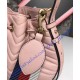 Gucci GG Marmont Quilted Leather Bucket Bag Pink