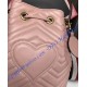 Gucci GG Marmont Quilted Leather Bucket Bag Pink