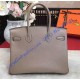 Hermes Birkin Bag 35cm in Gris Tourterelle Togo leather Golden Hardware