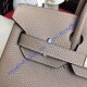 Hermes Birkin Bag 35cm in Gris Tourterelle Togo leather Golden Hardware