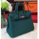 Hermes Birkin Bag 35cm in Vert Foret Togo Leather Golden Hardware