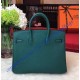 Hermes Birkin Bag 35cm in Vert Foret Togo Leather Golden Hardware