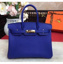 Hermes Birkin 35cm in Bleu Electrique Togo Leather Golden Hardware