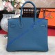 Hermes Birkin Bag 35cm in Blue Jean Togo leather Palladium Hardware