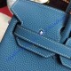 Hermes Birkin Bag 35cm in Blue Jean Togo leather Palladium Hardware