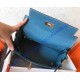 Hermes Kelly 32cm in Blue Jean Togo Leather Golden Hardware