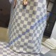 Louis Vuitton Damier Azur Neverfull MM with Pink Lining N41605