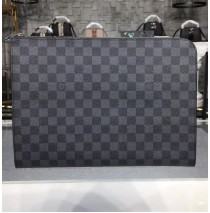 Louis Vuitton Damier Graphite Pochette Jour GM with Black Lining N64437