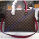 Louis Vuitton Damier Ebene LV Riverside Lie de Vin N40052-purple