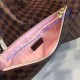 Louis Vuitton Damier Ebene Canvas Rose Ballerine Neverfull MM N41603