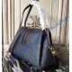 Louis Vuitton Monogram Empreinte Leather Ponthieu PM Navy Blue