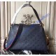 Louis Vuitton Monogram Empreinte Leather Ponthieu PM Navy Blue