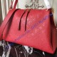 Louis Vuitton Monogram Empreinte Leather Ponthieu PM Red